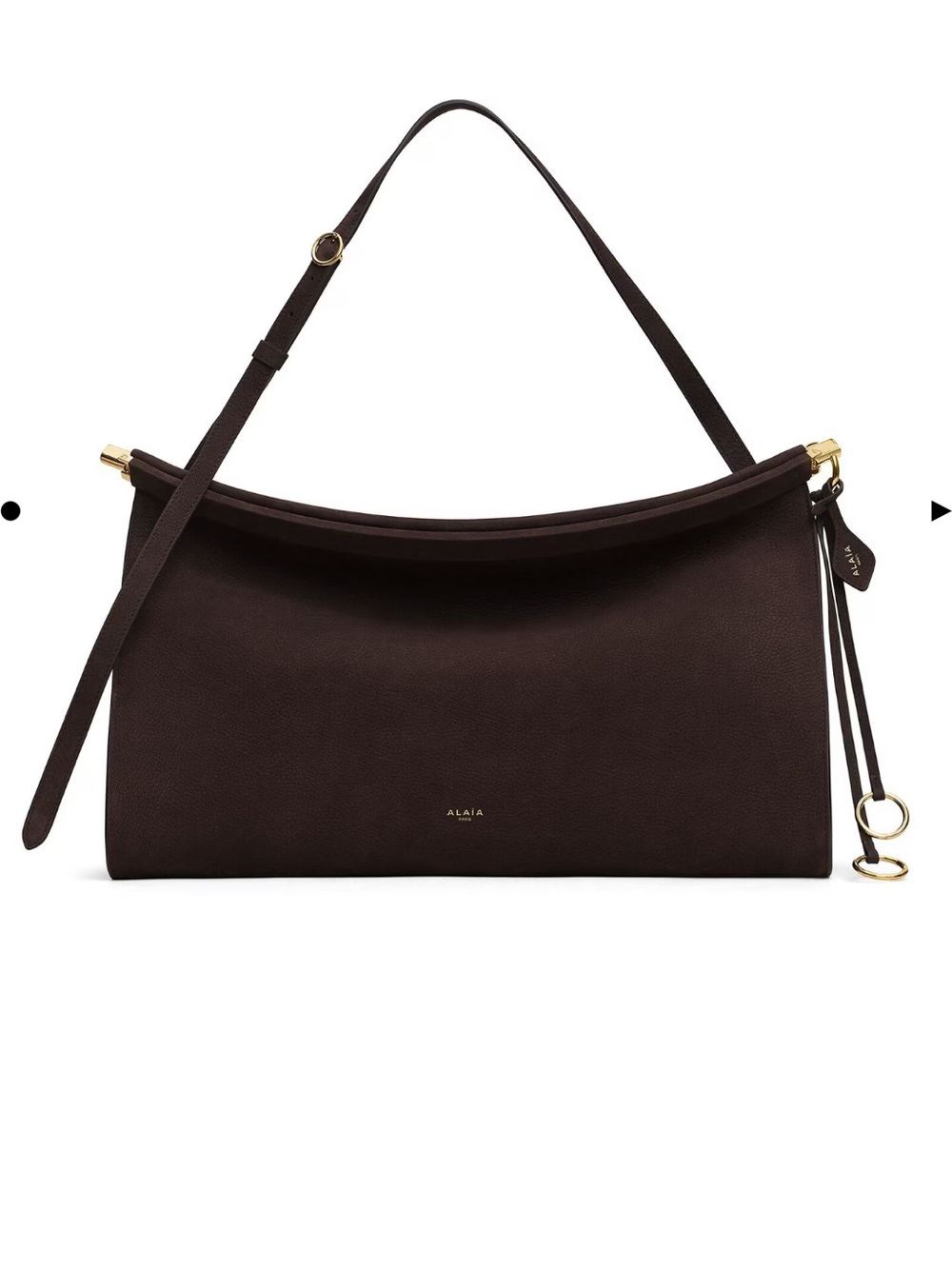 Alaia Le Click East West Large Chocolate Brown Bag ✨ 🍫 - Picture 1 of 6